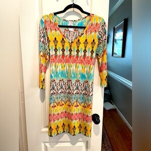 Pink coconut boutique. So small. Dress.‎ Three-quarter sleeves.